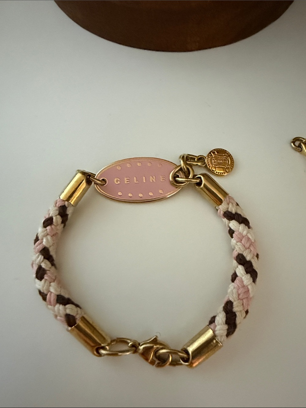 Celine Pink Pendant Braclet